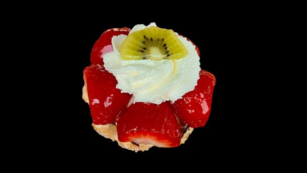 Aardbei schelp